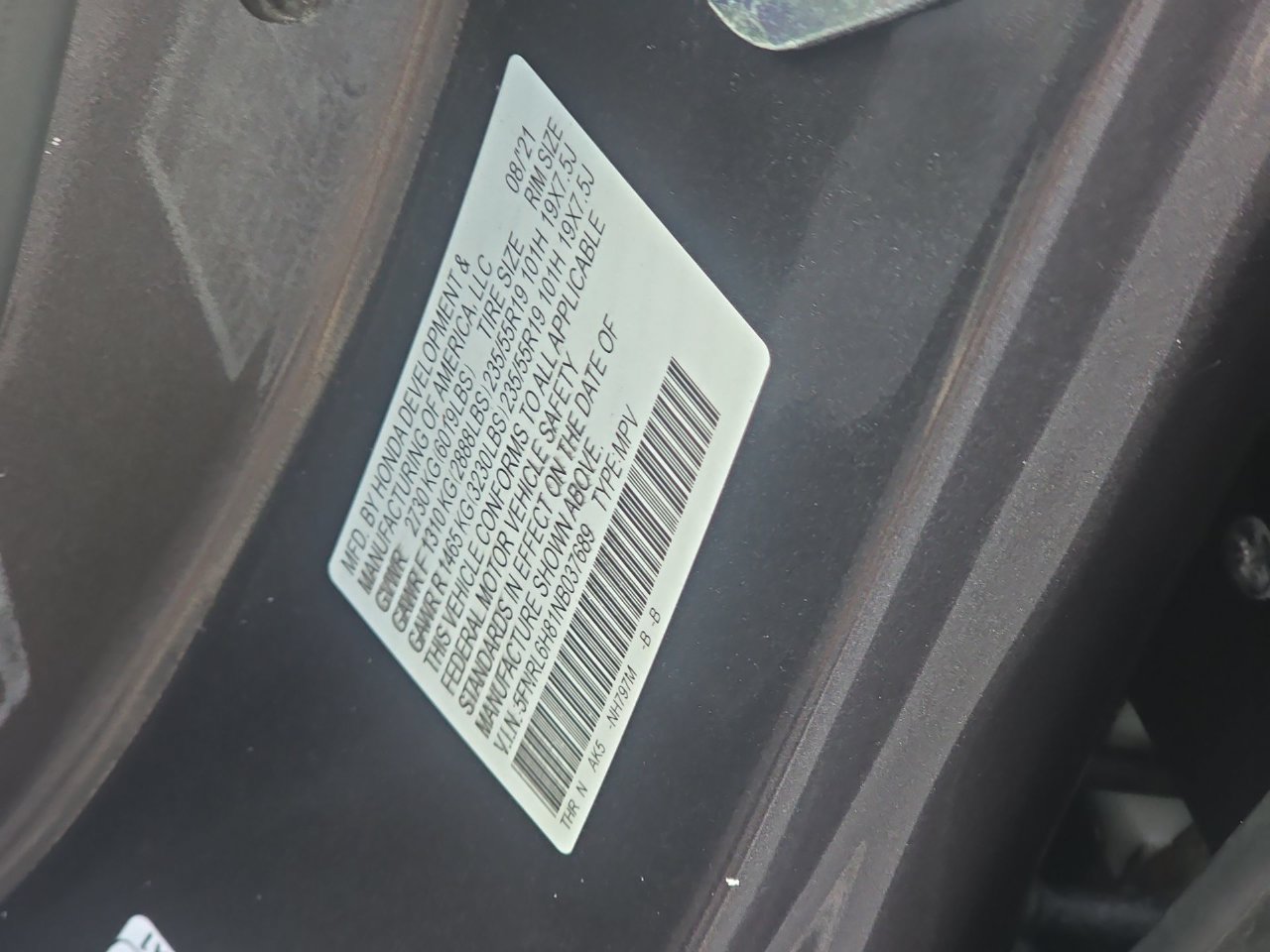 Used 2022 Honda Odyssey Touring image 36