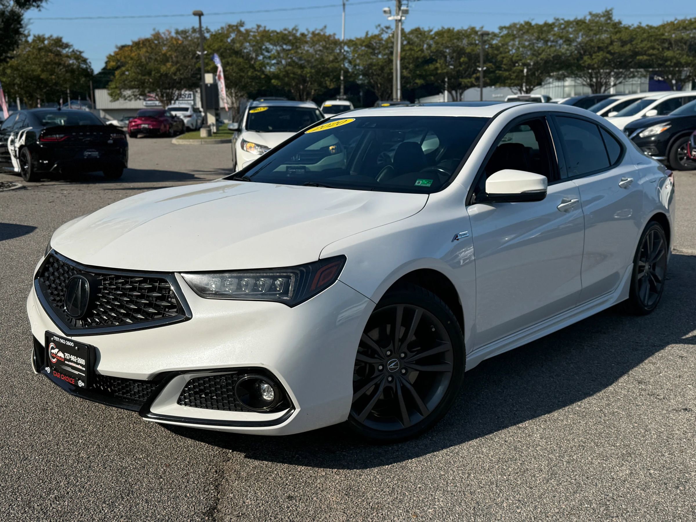 Used 2020 Acura TLX V6 w/ A-SPEC Pkg FWD image 1