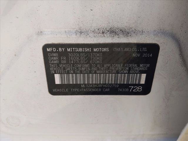 Used 2015 Mitsubishi Mirage DE FWD image 15