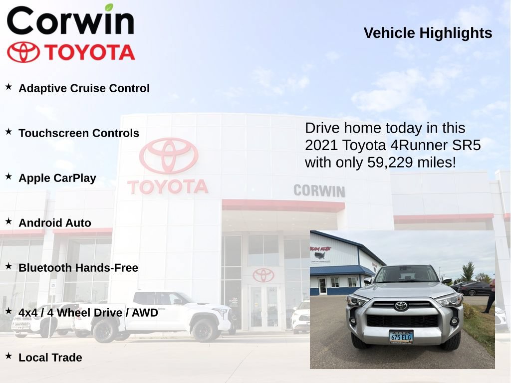 Used 2021 Toyota 4Runner SR5 AWD/4WD image 6