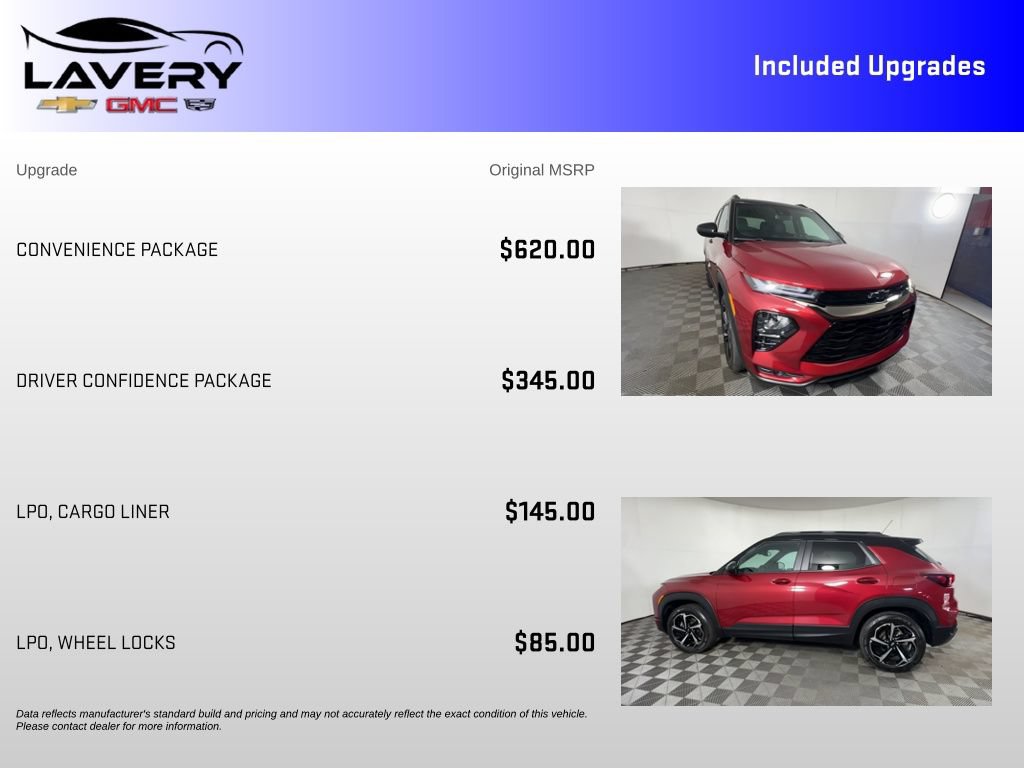 Used 2021 Chevrolet TrailBlazer RS w/ Convenience Package AWD/4WD image 7