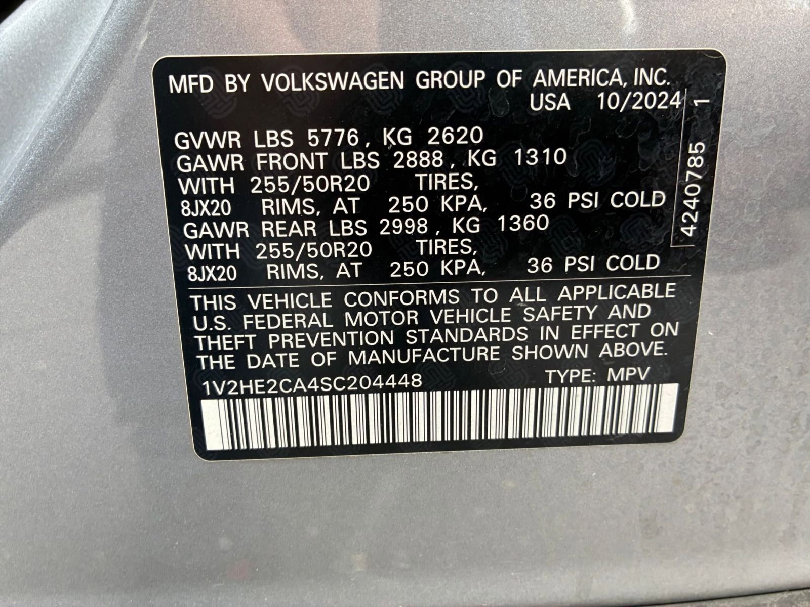 Used 2025 Volkswagen Atlas Cross Sport SE image 31