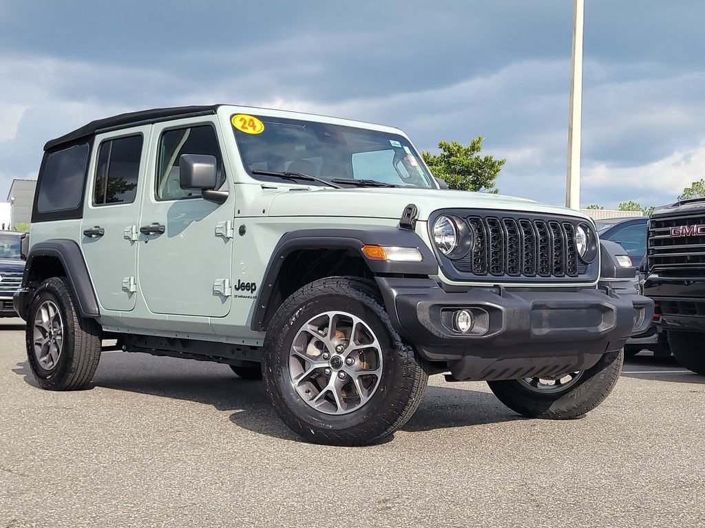 Certified 2024 Jeep Wrangler Unlimited Sport