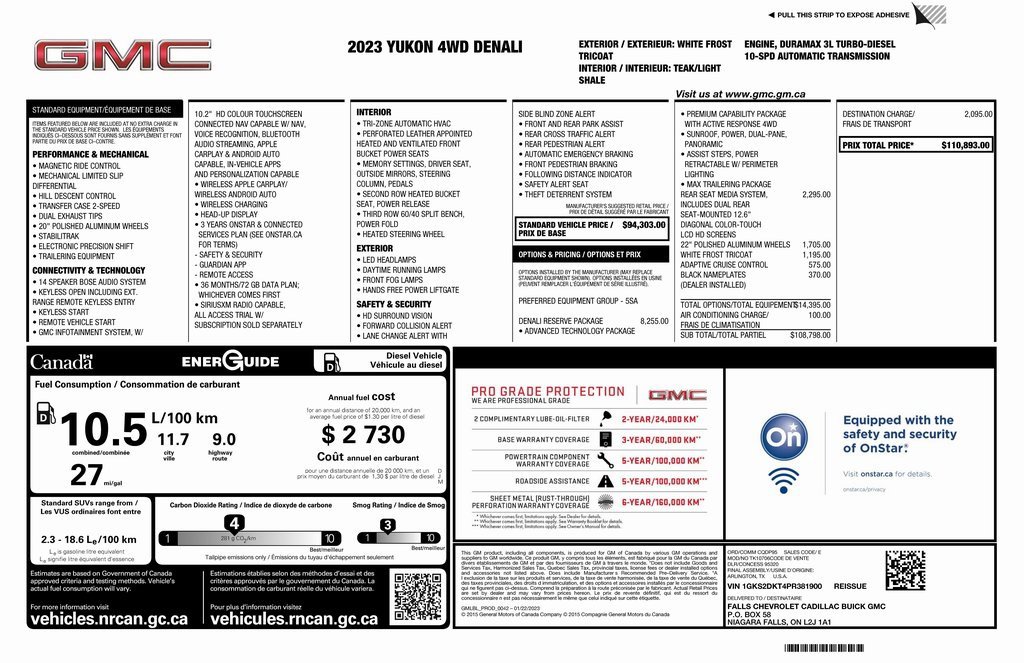 Used 2023 GMC Yukon Denali image 2