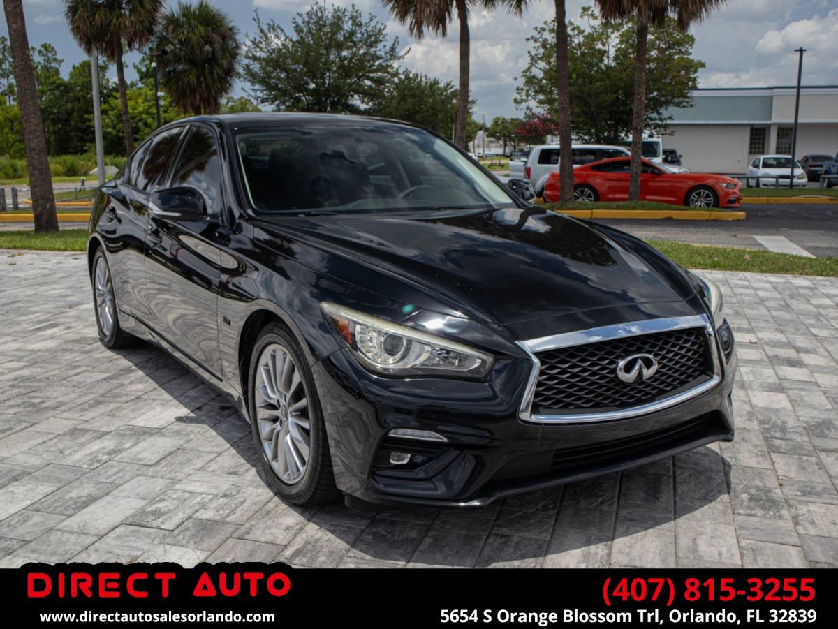 Used 2019 INFINITI Q50 Luxe RWD image 1
