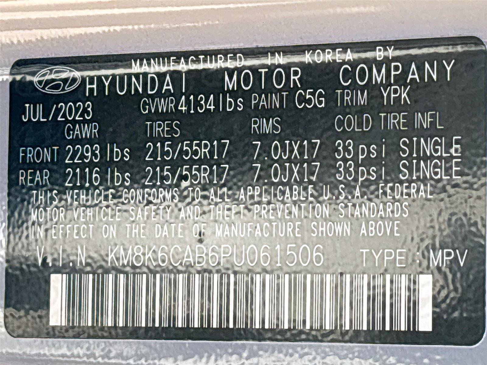 Certified 2023 Hyundai Kona SEL AWD/4WD image 21
