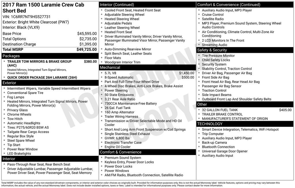 Used 2017 RAM 1500 Laramie image 6