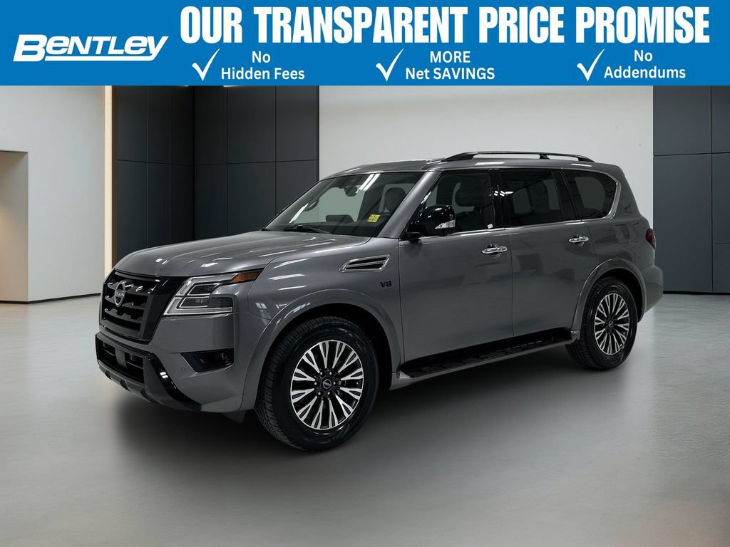 Used 2021 Nissan Armada SL w/ Midnight Edition Package RWD image 1