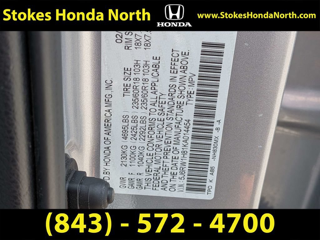 Certified 2019 Honda CR-V EX-L image 6