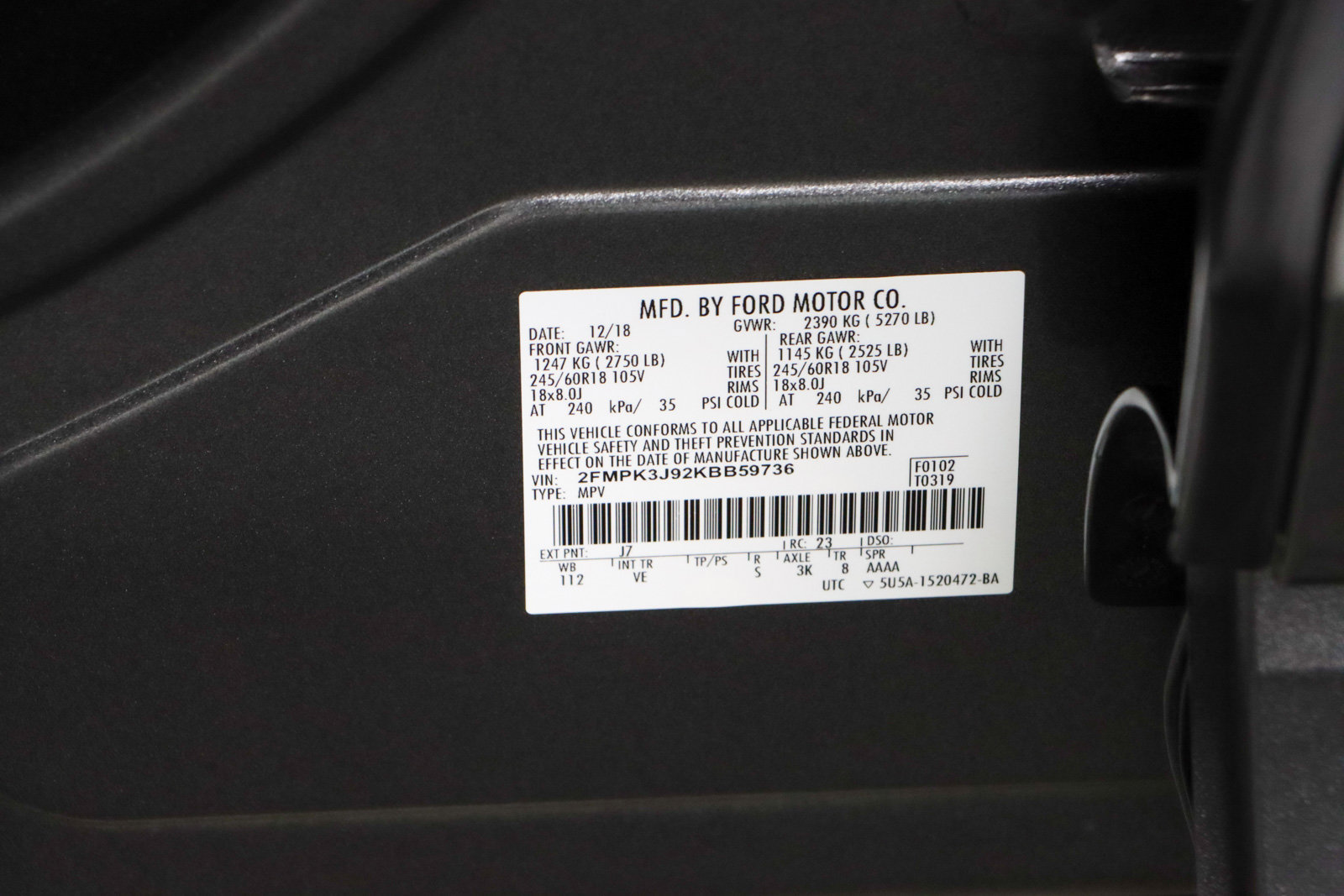 Used 2019 Ford Edge SEL w/ Equipment Group 201A image 32