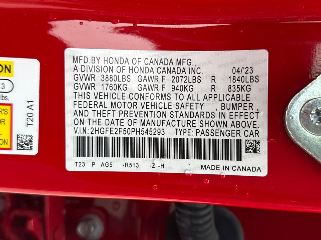 Used 2023 Honda Civic Sport image 30
