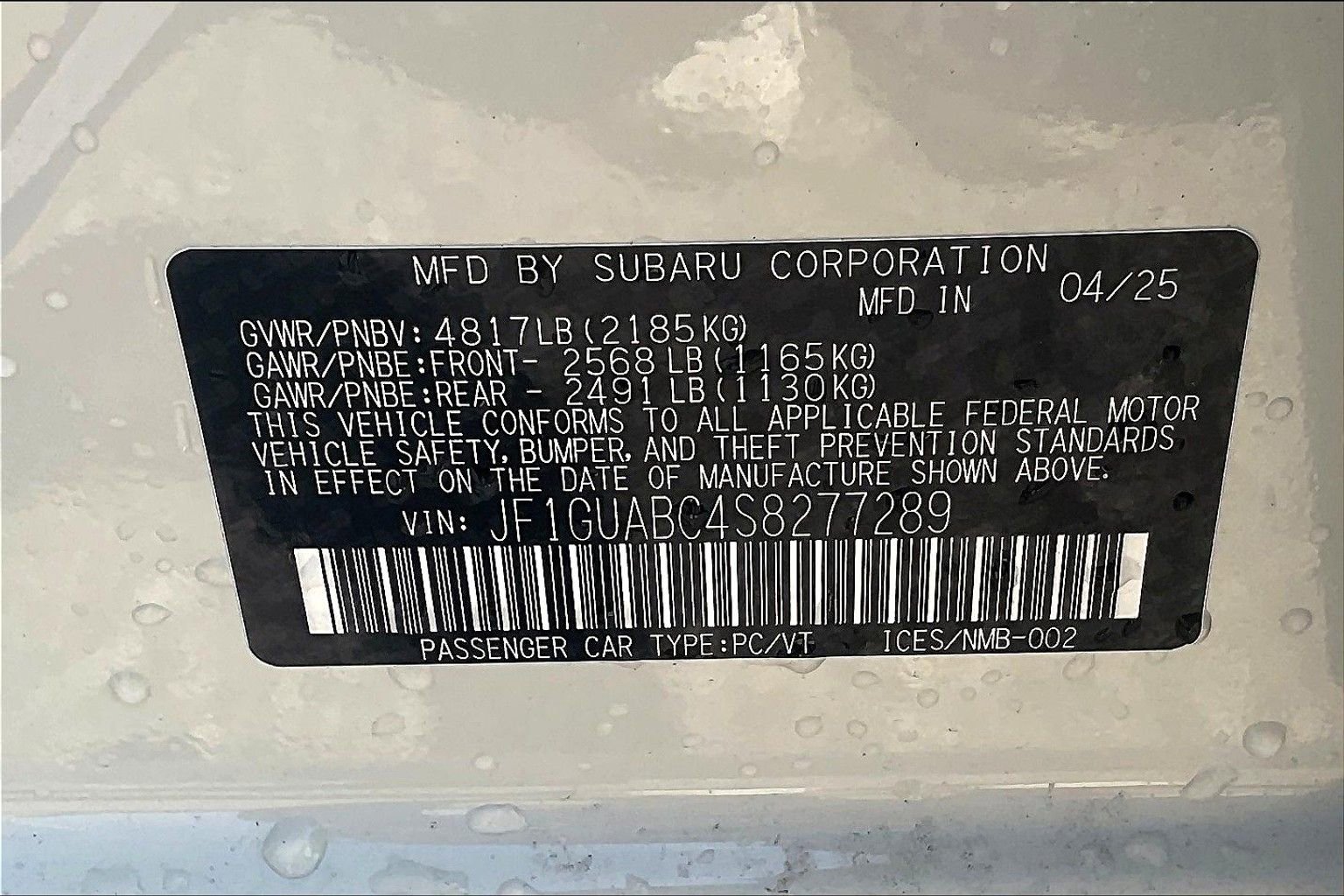 New 2025 Subaru Impreza 2.0i image 12