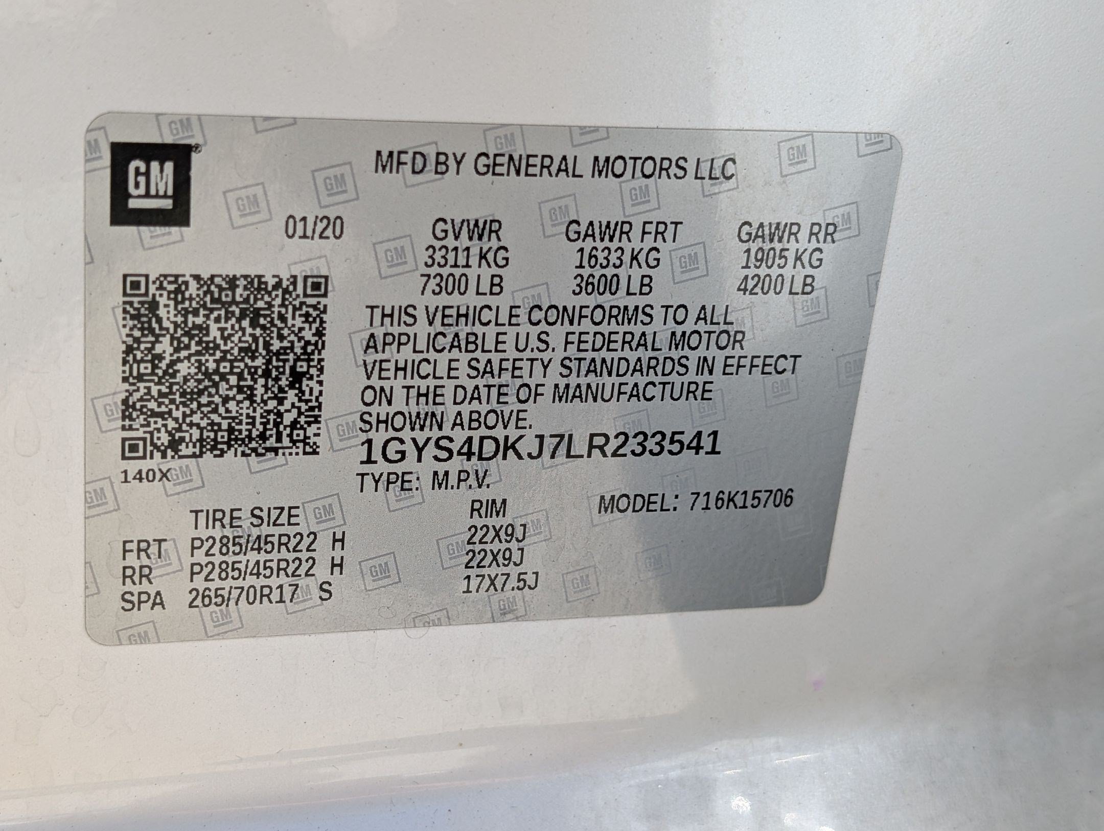 Certified 2020 Cadillac Escalade Platinum AWD/4WD image 34