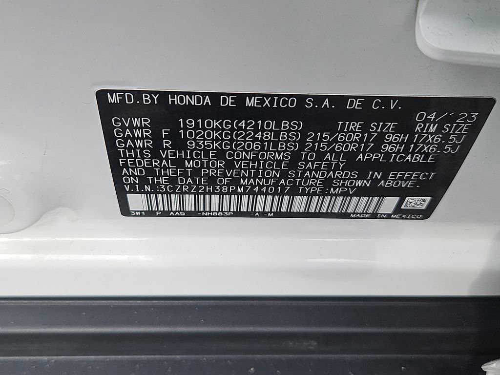 Certified 2023 Honda HR-V LX image 13