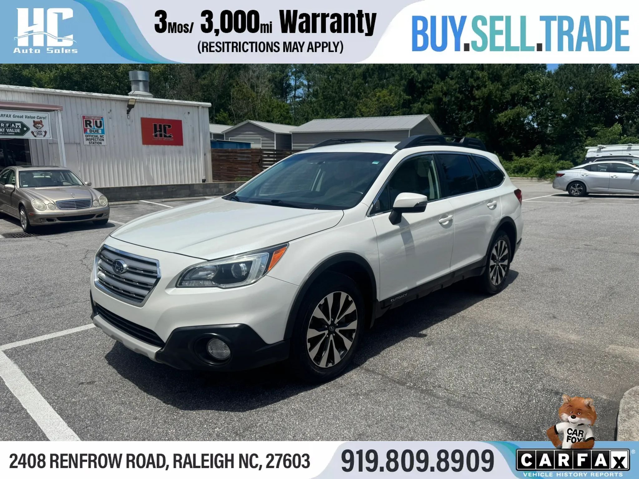 Used 2015 Subaru Outback 2.5i Limited w/ Protection Package #2 AWD/4WD image 1