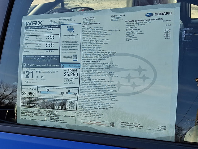 New 2026 Subaru WRX Limited image 17