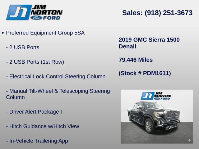 Used 2019 GMC Sierra 1500 Denali AWD/4WD image 17