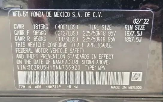 Used 2022 Honda HR-V Sport image 49