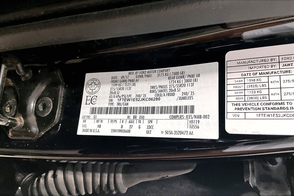 Used 2018 Ford F150 Lariat w/ Equipment Group 502A Luxury image 20