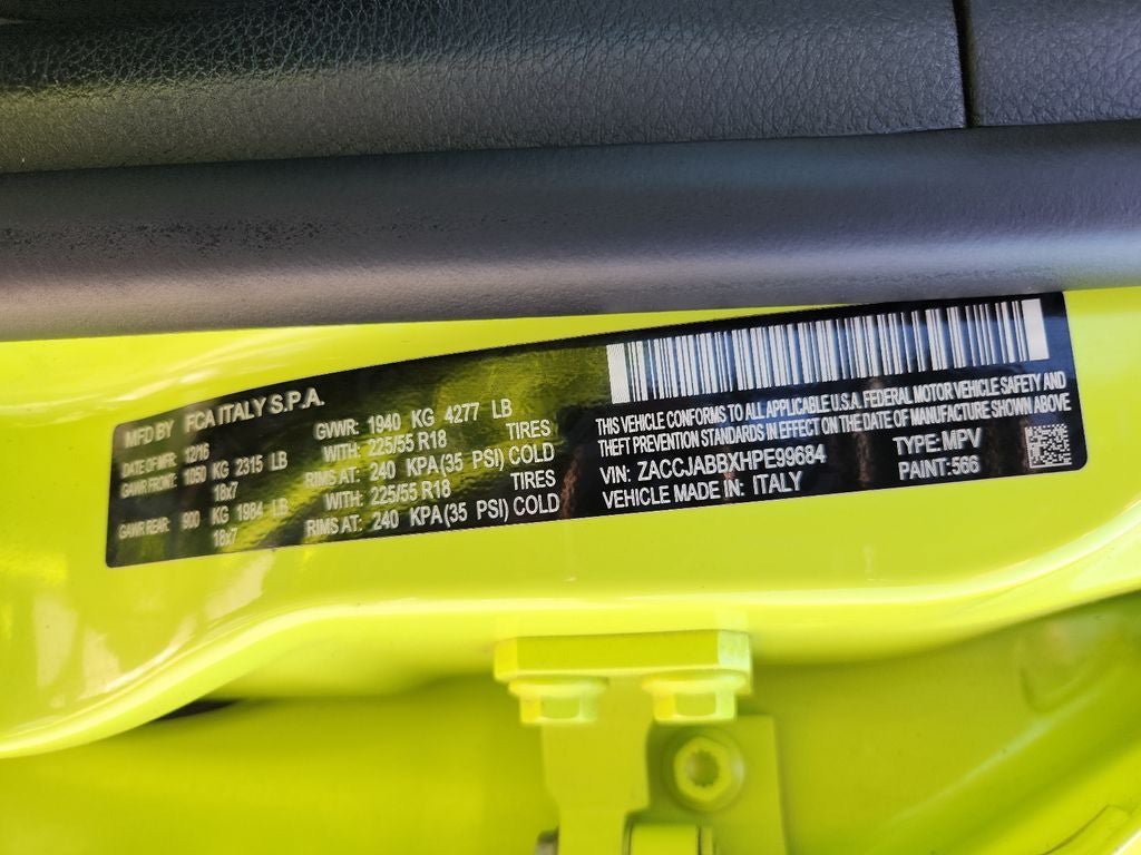 Certified 2017 Jeep Renegade Altitude FWD image 22
