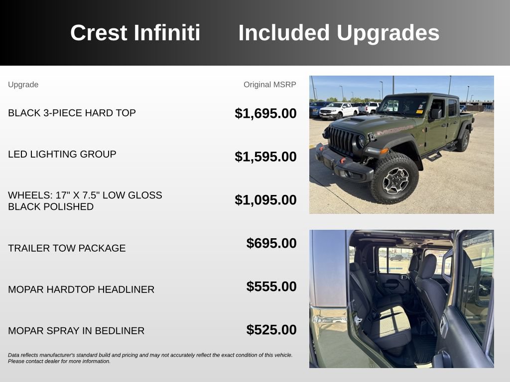 Used 2022 Jeep Gladiator Mojave w/ LED Lighting Group AWD/4WD image 5