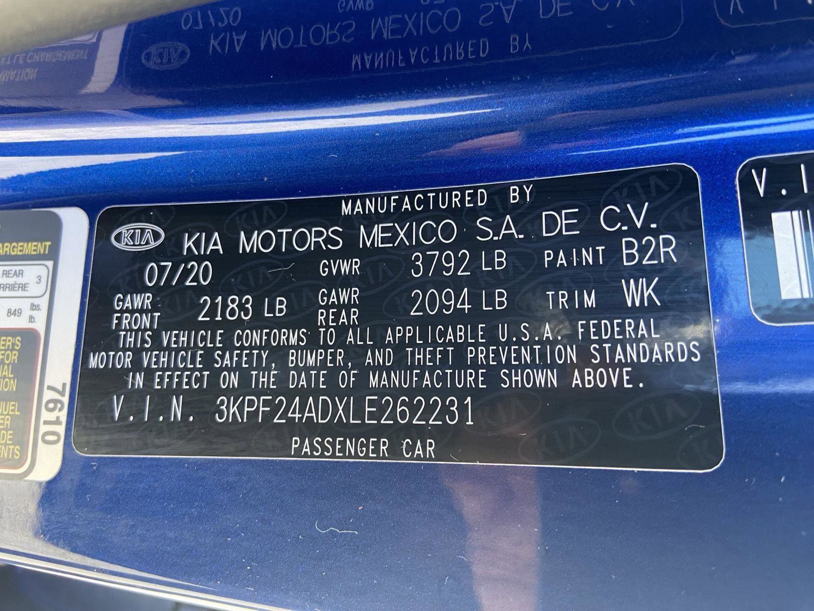Used 2020 Kia Forte LXS FWD image 35