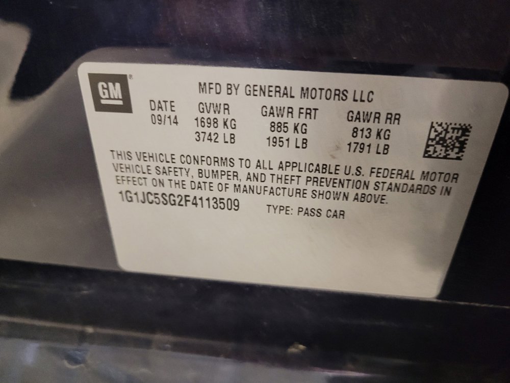 Used 2015 Chevrolet Sonic LT FWD image 33