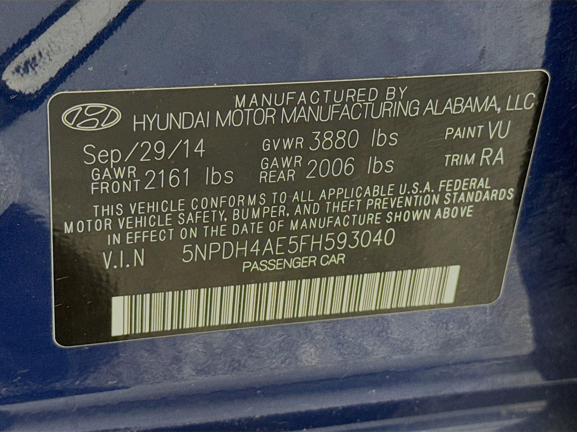 Used 2015 Hyundai Elantra SE w/ Option Group 02 FWD image 29