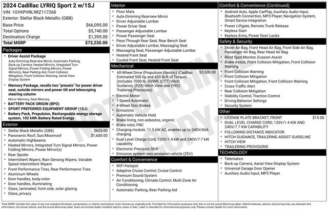 Certified 2024 Cadillac Lyriq Sport image 29