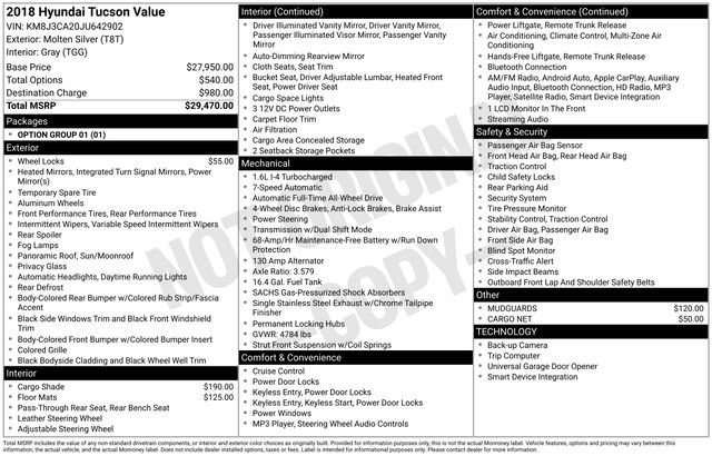 Used 2018 Hyundai Tucson Value image 4