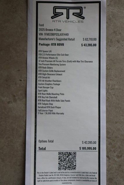New 2025 Ford Bronco Badlands image 13