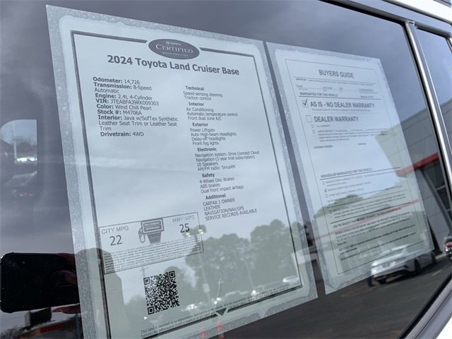 Used 2024 Toyota Land Cruiser Base image 37