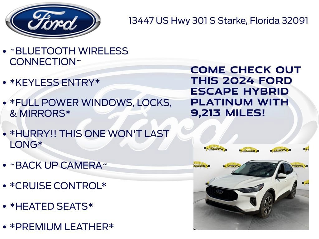 Certified 2024 Ford Escape Platinum w/ Premium Technology Package image 12