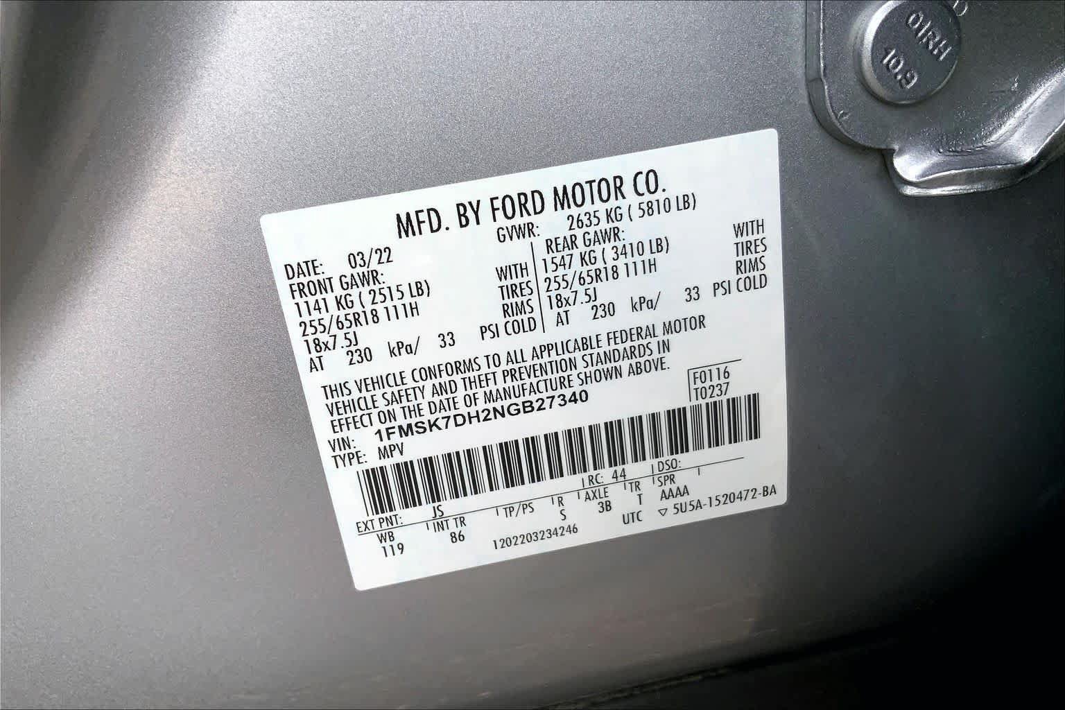 Used 2022 Ford Explorer XLT w/ Class IV Trailer Tow Package RWD image 37