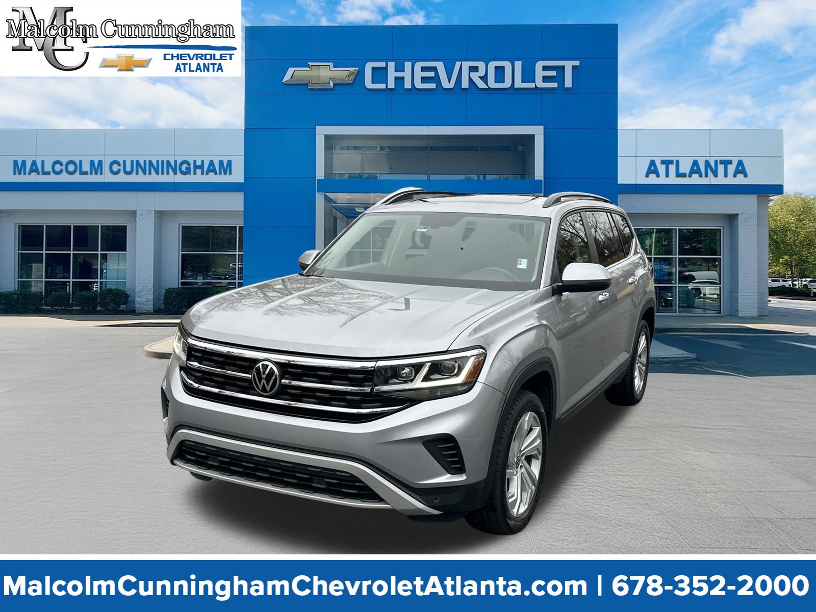 Used 2022 Volkswagen Atlas SE w/ Panoramic Sunroof Package image 1