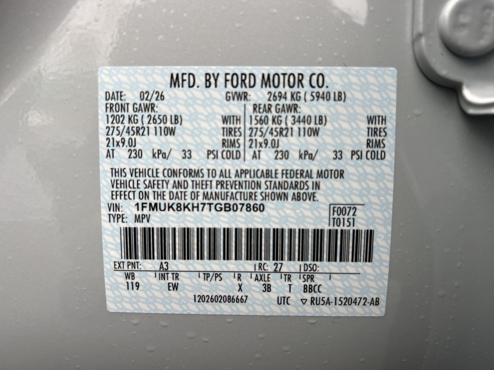 New 2026 Ford Explorer ST-Line w/ ST-Line Street Pack AWD/4WD image 39