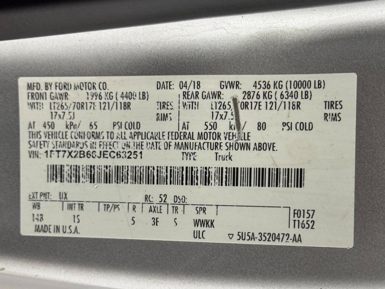 Used 2018 Ford F250 XL w/ Power Equipment Group AWD/4WD image 54