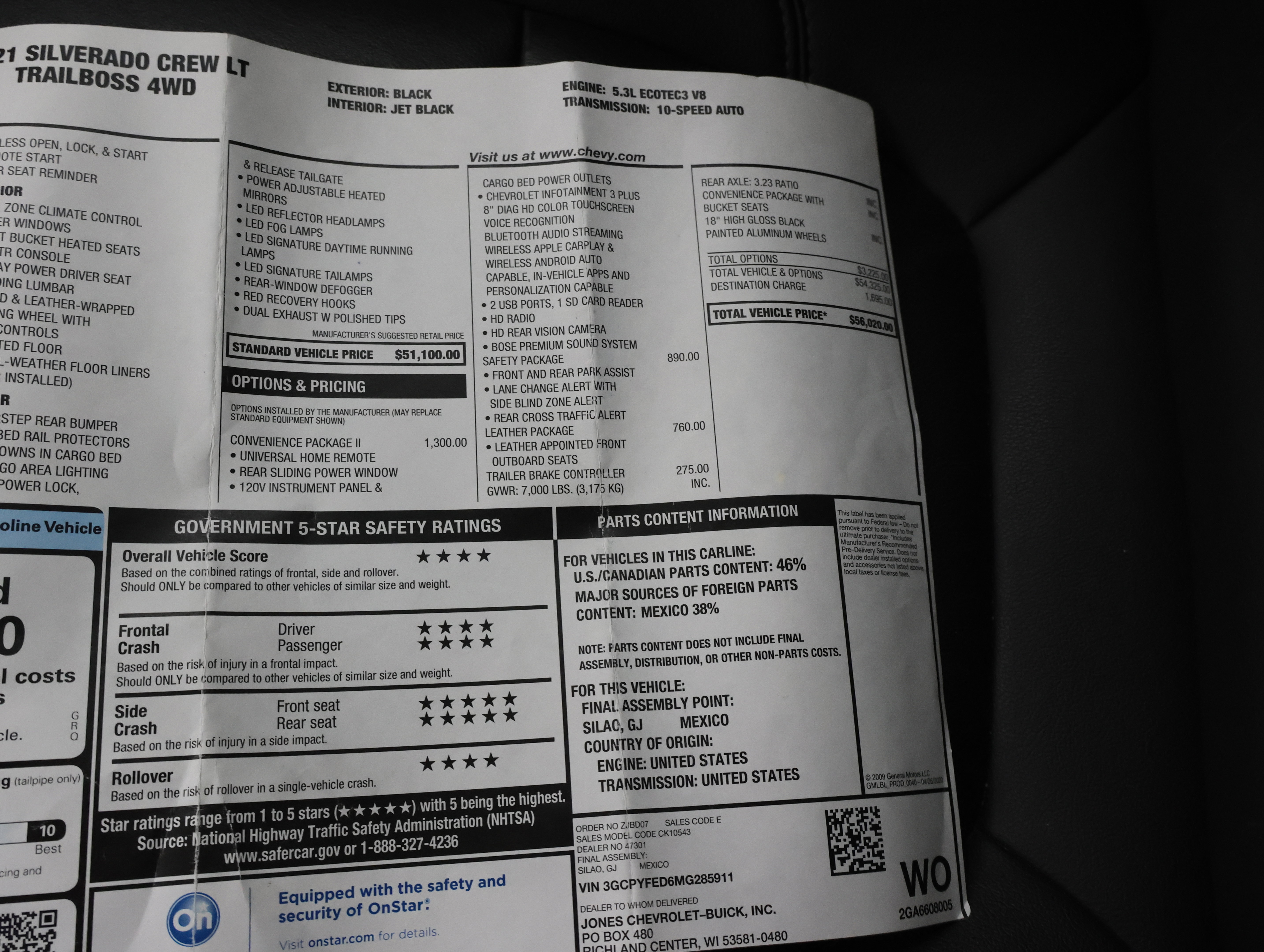 Used 2021 Chevrolet Silverado 1500 LT Trail Boss w/ Convenience Package II image 59