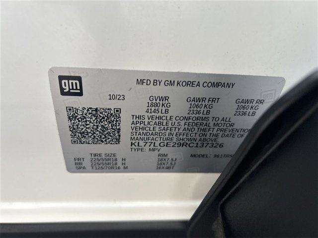 Certified 2024 Chevrolet Trax RS w/ Driver Confidence Package image 31