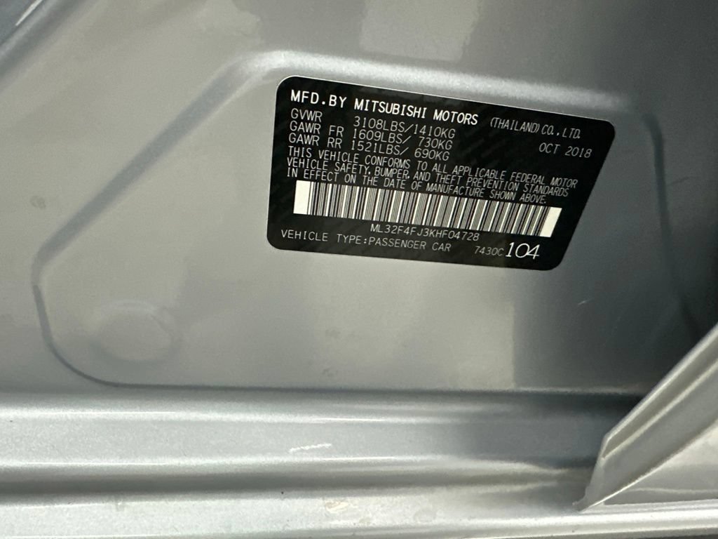 Used 2019 Mitsubishi Mirage G4 SE FWD image 26