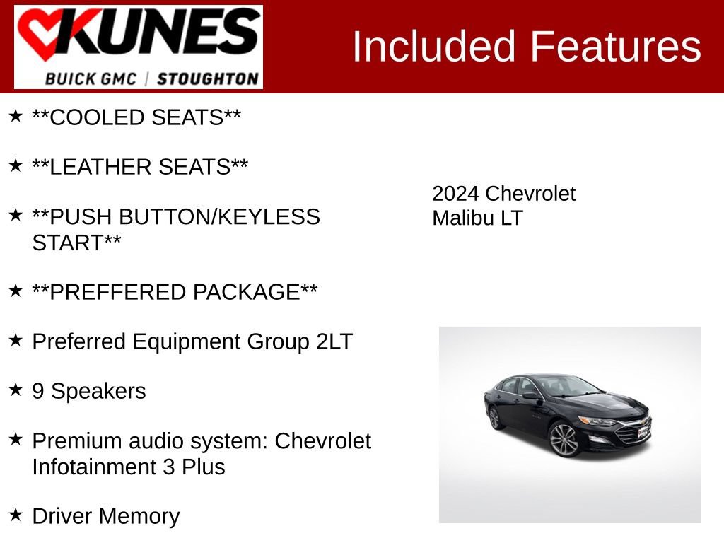 Used 2024 Chevrolet Malibu LT FWD image 3