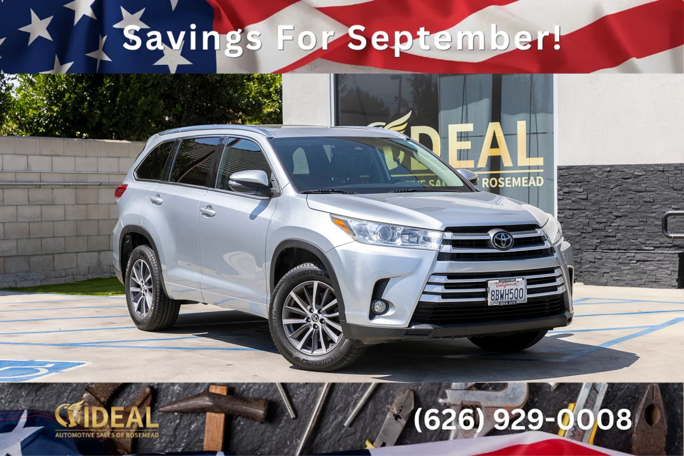 Used 2018 Toyota Highlander XLE FWD image 1
