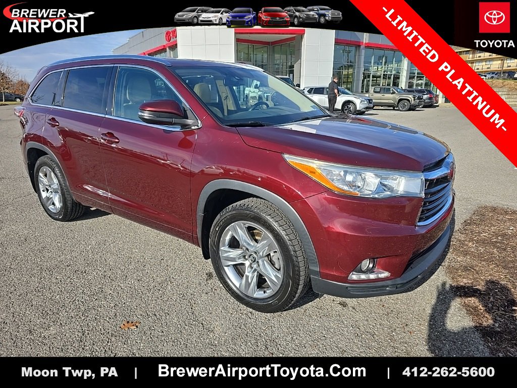 Used 2016 Toyota Highlander Limited Platinum image 1