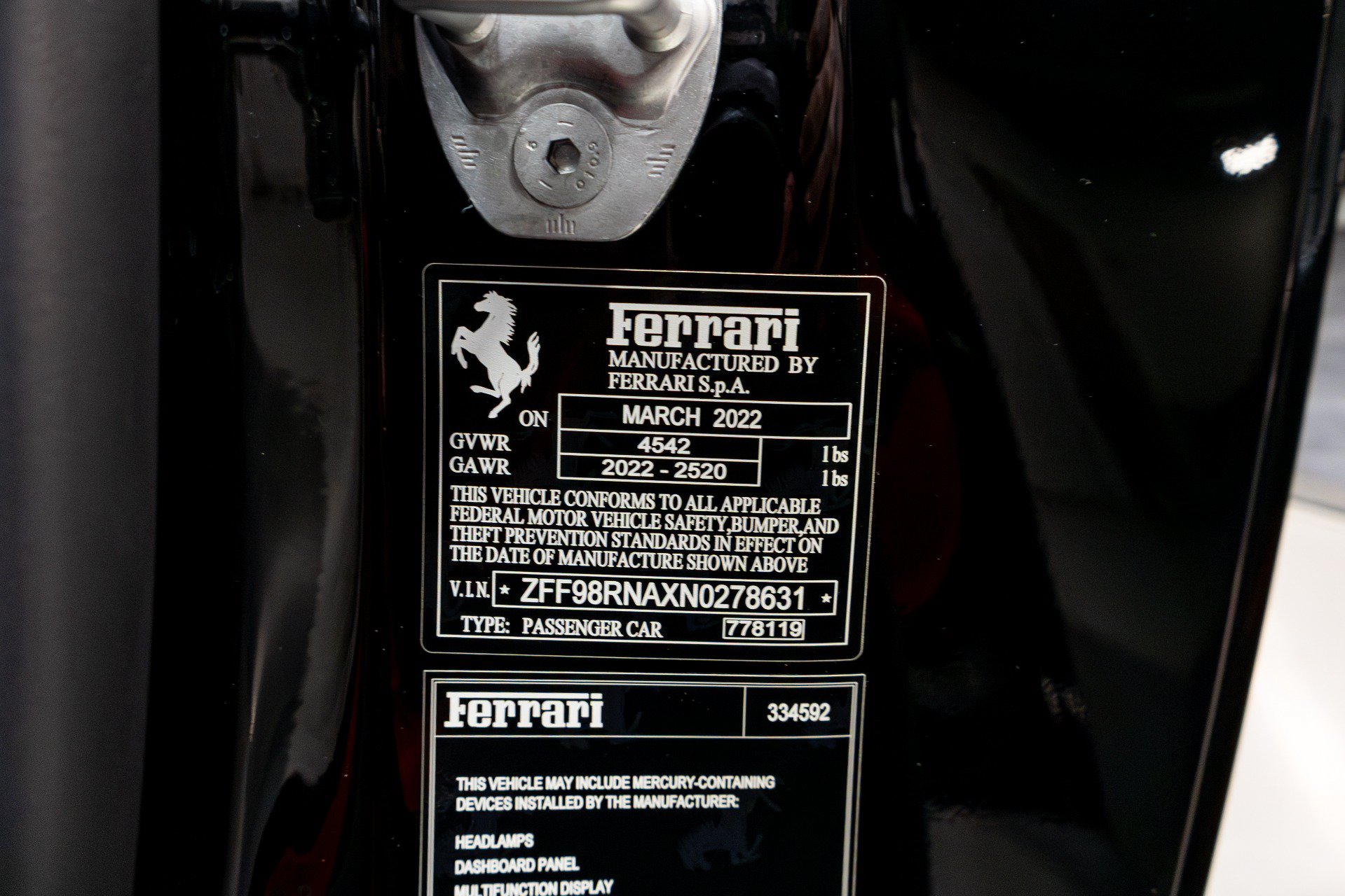 Used 2022 Ferrari Roma RWD image 84