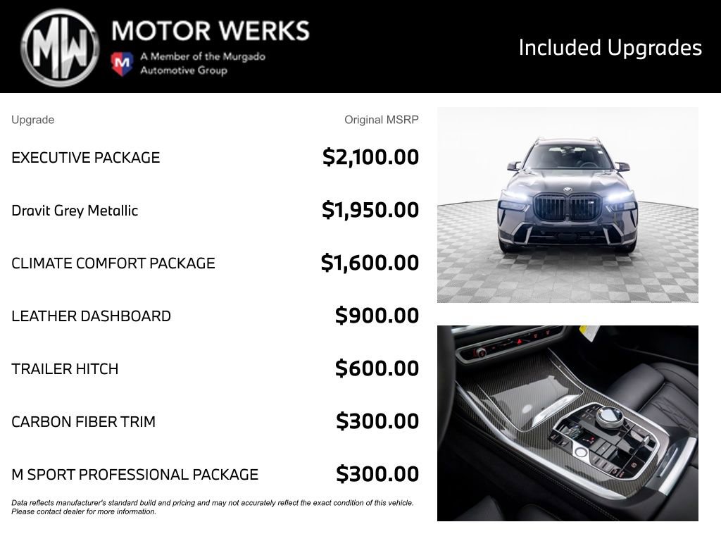 New 2026 BMW X7 M60i w/ Executive Package image 4