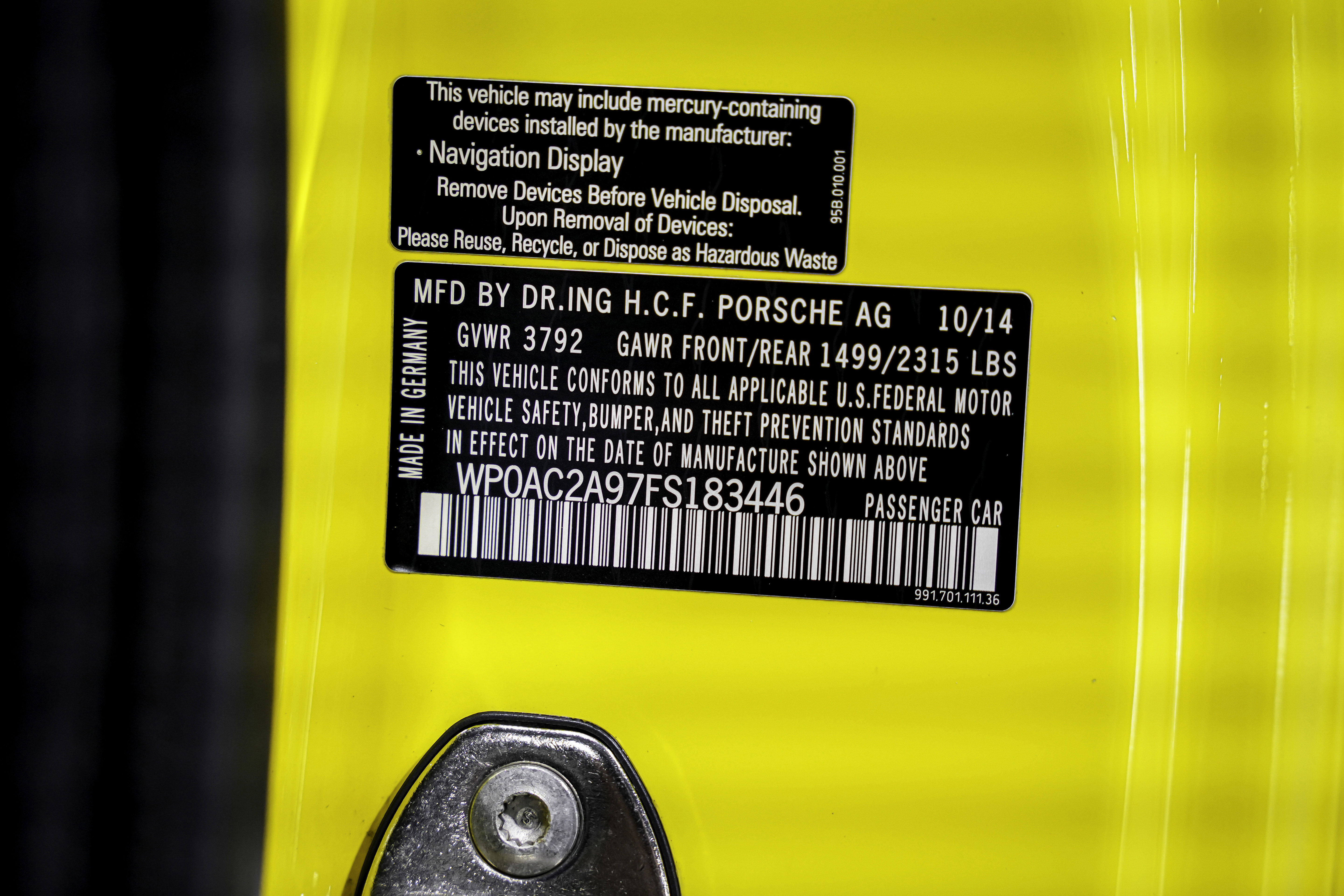 Used 2015 Porsche 911 GT3 image 42