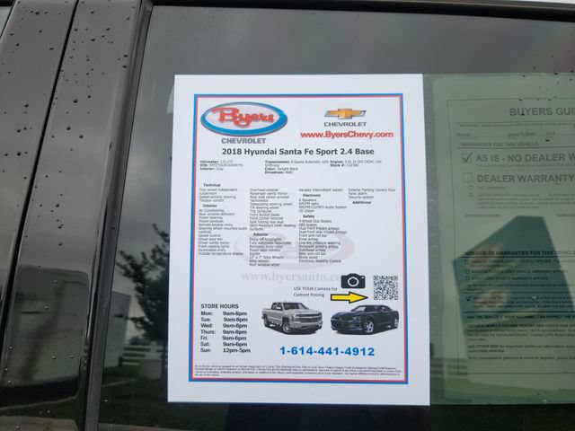 Used 2018 Hyundai Santa Fe Sport AWD/4WD image 12