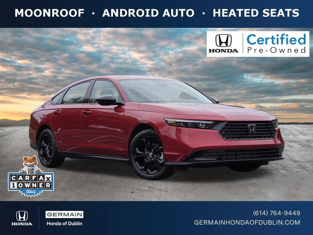 Certified 2025 Honda Accord SE