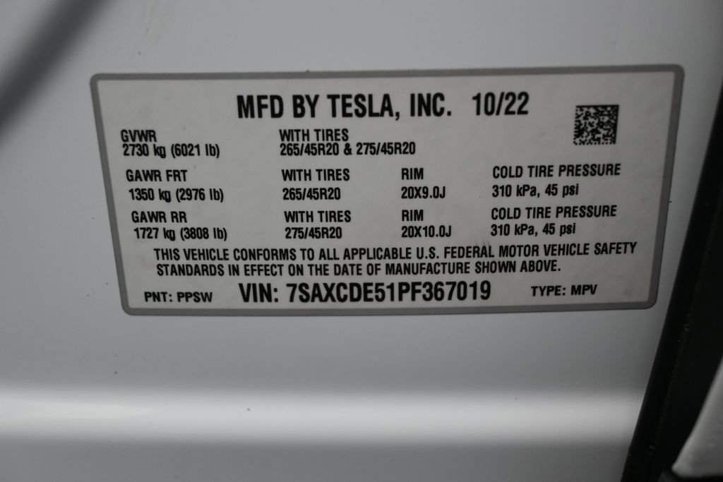 Used 2023 Tesla Model X AWD/4WD image 8