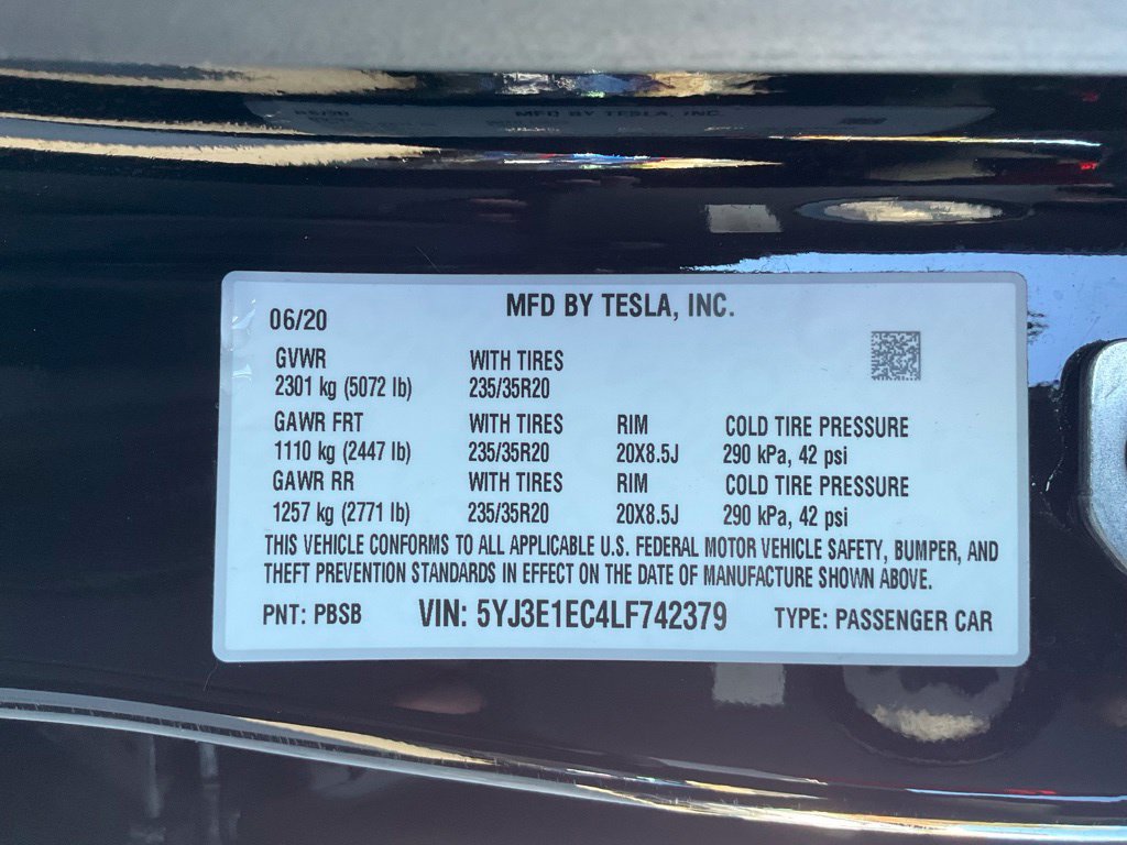 Used 2020 Tesla Model 3 Performance AWD/4WD image 21